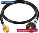 Gassaf 4FT Propane Hose, Adapter 1LB To 20LB Tank Connectio. Fixed Price $18.11.