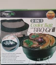Finelife 2 1 Cooler Bag With Bbq Charcoal Grill Combo Set. Fixed Price $24.88.