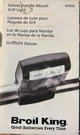 Broil King Deluxe Handle Mount Grill Light 60936/NEW. Fixed Price $31.00.