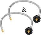Gassaf 24 Inch Rv Propane Hose Stainless Steel Braid Connector With Type 1. Fixed Price $35.99.