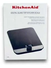 Kitchenaid Digital Glass Top Food Scale Black Stainless Steel Nib. Fixed Price $20.99.