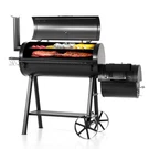 Heavy-duty Offset Charcoal Smoker Grill, 941 Sq.in. Cooking Area, Bbq Patio Comb. Fixed Price $388.07.