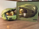 Halo Infinite Master Chief Deluxe Helmet With Lights Open Box. Fixed Price $85.00.