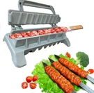 Row Kebab Maker Bbq Tool Meat Skewer Machine Press Reusable Plastic Outdoor. Fixed Price $9.49.