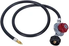 Gassaf 4FT 0-10PSI Adjustable High Pressure Propane Regulator Grill Connector Wi. Fixed Price $26.19.