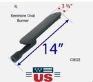 Sears Kenmore Cast Iron Grill Burner Single 141.15222, 141.15223, CIKO2. Fixed Price $22.99.
