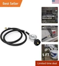 5 Feet Propane Regulator Fire Pit Grill Heater Replacement Hose. Fixed Price $28.65.