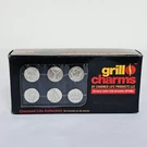 New Grill Charms Charmed Life Collection Stainless Steel Meat Markers Bbq Set. Fixed Price $8.50.