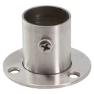 Dependable Stainless Steel Wardrobe Rail Support Tube Stand Closet Bar Socket. Fixed Price $7.41.