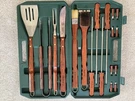 18-PC Grill Tool Set Brookstone W/ Hard Case. *bbq *picnic *camping. Fixed Price $29.99.