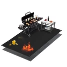 3 Layers Thickening 80X48 Inchs Large Mat For Outdoor Grill,barbeque Gr.... Fixed Price $77.11.