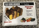 King Kooker 8RPR Chrome Rib-and-potato Rack. Fixed Price $11.70.