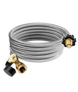 6/12FT Acme To QCC1 Propane Hose, Stainless Steel Braided With Pressure Gauge-us. Fixed Price $28.99.