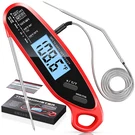 Instant Read Meat Thermometer Digital For Cooking With Dual Probes, Big Backl.... Fixed Price $21.95.