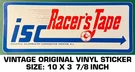 Industrial Salesmaster Corp. Racer's Tape - Vintage Original Vinyl Decal Sticker. Fixed Price $9.40.