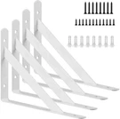 8 Inch Shelf Brackets, Kersally 4 Pack Heavy Duty White 90 .... Fixed Price $27.88.