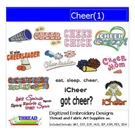 Embroidery Set - CHEER(1) 14 9 Formats Usb Stick. Fixed Price $16.99.