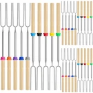 30 Pack Smores Sticks Kit, 32 Inch Marshmallow Roasting For Fire Pit, .... Fixed Price $42.19.
