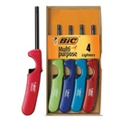 Bic Multi-purpose Lighters, Long Metal 13.5X11X1 Inch (pack Of 4), Assorted. Fixed Price $28.84.