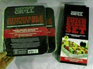 Backyard Bbq Grill Shish Kabob Set And 2 Instant Charcoal Trays Tailgate Camp. Fixed Price $24.00.