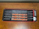 Mr. Bar-b-q 17" Inch Spiral Kabob Skewers Set Of 8 Stainless Steel Push Hold. Fixed Price $21.00.