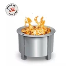 Breeo X Series 19-SMOKELESS Fire Pit, Heavy-gauge Steel Material Silver. Fixed Price $325.00.