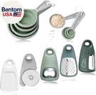 Kitchen Gadgets Set 13 Piece, Space Saving Cooking Tools Includes Collapsible Me. Fixed Price $27.94.