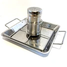 Cave Tools Beer Can Chicken Roaster Summer Bbq Grill Rack Stainless Steel Tray. Fixed Price $21.21.