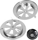 2 Pack Bbq Smoker Air Vent Set, Stainless Steel Grill Damper For Adjusting.... Fixed Price $11.94.