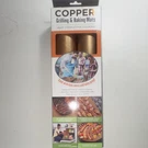 Kitchen Envy Copper Grill Mats 2-PACK Non-stick Reusable Dishwasher Safe. Fixed Price $9.85.