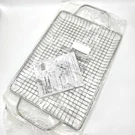 Pampered Chef Bbq Grill Tray 14X10 Stainless Steel Barbecue Basket Handles 2708. Fixed Price $29.95.