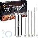 Jy Cookment Meat Injector Syringe - Flavor With 3 Stainless Steel Profe. Fixed Price $16.46.
