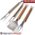 Ncaa Bbq Tool Set Sportula Tongs Fork Stainless Steel Grill Accessories New. Fixed Price $25.14.