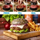 Non Stick 3 In 1 Stuffed Press Hamburger Patty Molds Maker Sliders Bbq Us. Fixed Price $8.49.