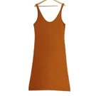 Treasure & Bond Pointelle Knit Tank Dress Size Mustard Cotton Cover Up New. Fixed Price $29.99.
