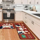Chef Kitchen Rugs And Non Skid Washable Mat Set Of 2 17"X47"+17"X30". Fixed Price $23.99.