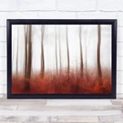 Endless Woods Forest Trees Leaves Red Wall Art Print. Fixed Price $79.05.