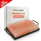 Himalayan Pink Salt Cooking Block 12X8X2 With Metal Tray Bbq Grill Slab 16LB. Fixed Price $47.50.