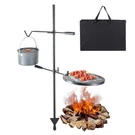 Swivel Campfire Grill Heavy Duty Steel Open Cooking Grate Adjustable. Fixed Price $37.99.