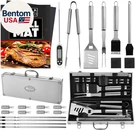 23PCS Must-have Bbq Grill Accessories Set With Thermometer Case Stainless. Fixed Price $45.86.