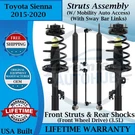 Monroe Oem Front Struts & Rear Shocks W/sway Bar For 2015-2020 Toyota Sienna 2WD. Fixed Price $449.48.