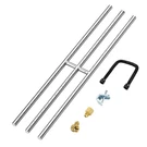 30" X 6" Rectangular Gas Pit And Fireplace H-burner With Pipes 304 S.... Fixed Price $109.21.