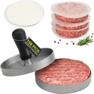 Press 150 Patty Papers, Non-stick Hamburger Maker With Wax Paper,. Fixed Price $14.73.