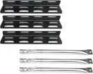 Grill Burner Tubes Heat Shield Plates Replacement Parts Kit For Perfect Flame. Fixed Price $55.99.