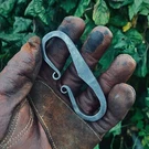 Flint Steel Fire Starter, Hand Forged Carbon Striker, Bushcraft, Camping. Fixed Price $25.53.