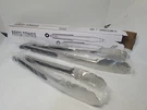 Hotec Stainless Steel Kitchen Food Tongs Set Of 9" 12" Non-slip Handle.. Fixed Price $16.30.