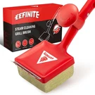 Bbq Grill Cleaner Brush, Eefinite Steam For Extra Large, Red. Fixed Price $27.74.