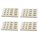Hongso CRB65504 (4-PACK) Universal Replacement Heat Plate Flame Tamer, Ceramic. Fixed Price $35.59.