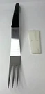 Pampered Chef Bar Bbq Grill Fork #2693 Retired/discontinued W/ Cover. Fixed Price $6.99.