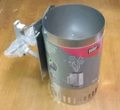 Weber Chimney Charcoal Starter 7416 Rapidfire Unused With Vents Handle. Fixed Price $17.99.